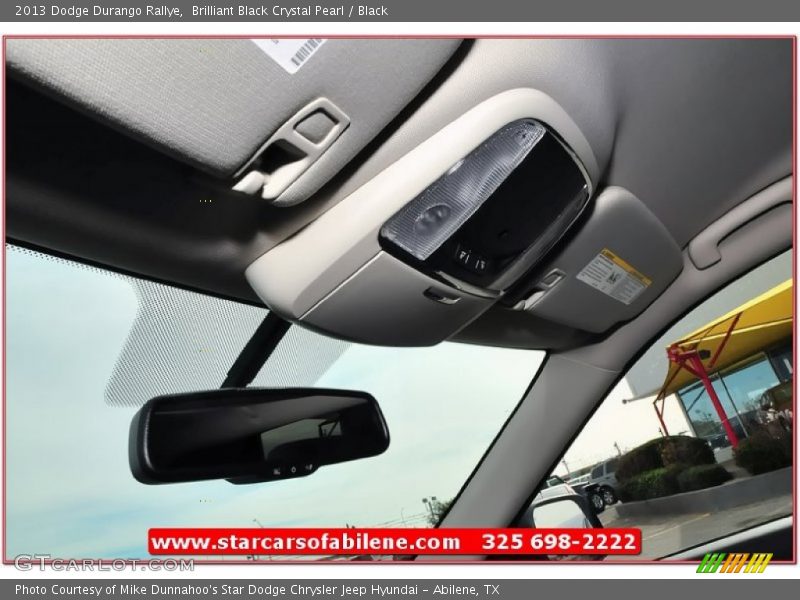 Brilliant Black Crystal Pearl / Black 2013 Dodge Durango Rallye
