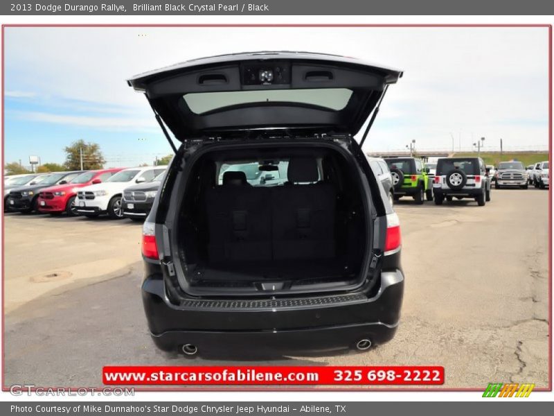 Brilliant Black Crystal Pearl / Black 2013 Dodge Durango Rallye