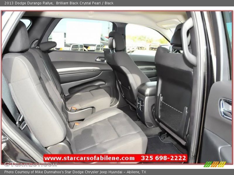 Brilliant Black Crystal Pearl / Black 2013 Dodge Durango Rallye