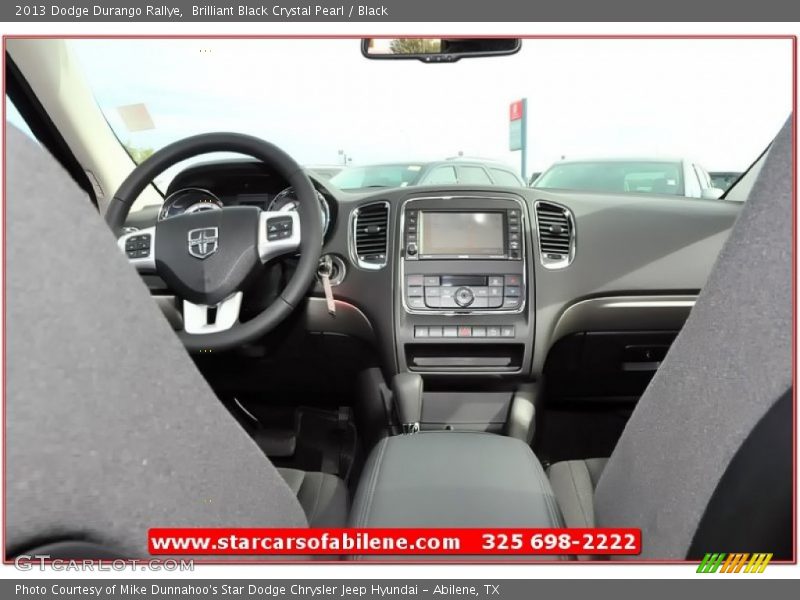 Brilliant Black Crystal Pearl / Black 2013 Dodge Durango Rallye