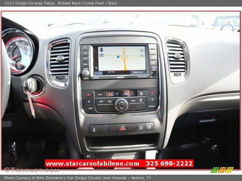Brilliant Black Crystal Pearl / Black 2013 Dodge Durango Rallye
