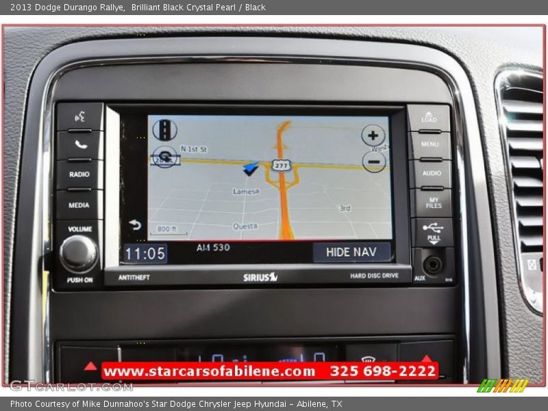 Brilliant Black Crystal Pearl / Black 2013 Dodge Durango Rallye