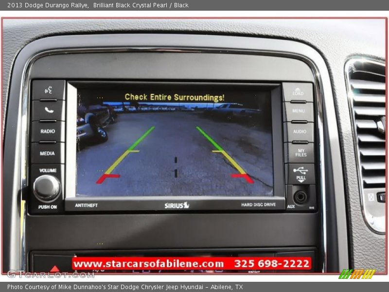 Brilliant Black Crystal Pearl / Black 2013 Dodge Durango Rallye