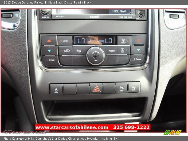 Brilliant Black Crystal Pearl / Black 2013 Dodge Durango Rallye