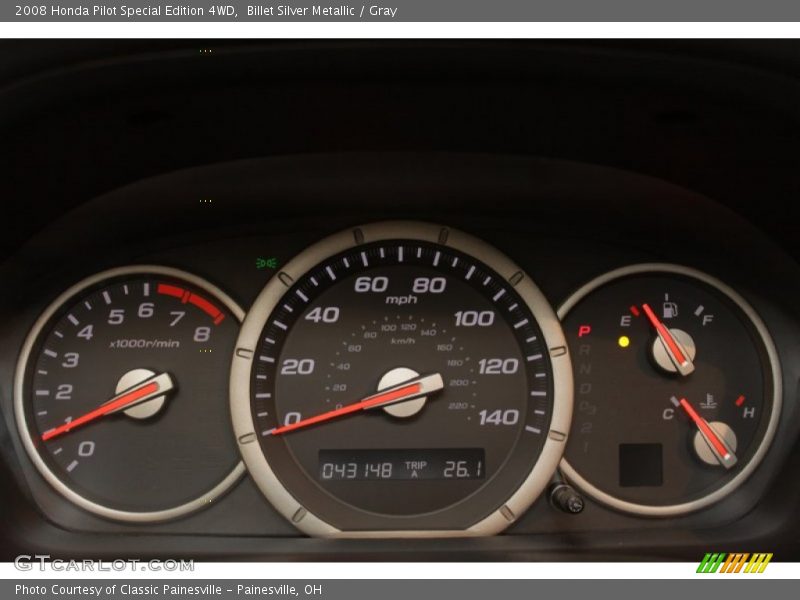Billet Silver Metallic / Gray 2008 Honda Pilot Special Edition 4WD