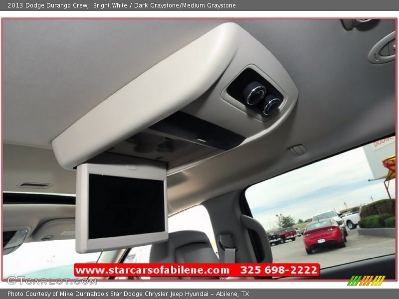 Bright White / Dark Graystone/Medium Graystone 2013 Dodge Durango Crew