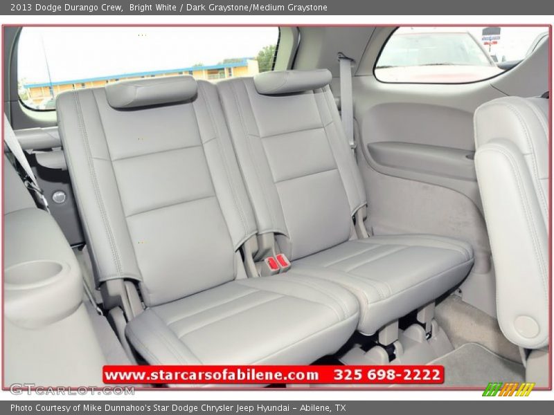 Bright White / Dark Graystone/Medium Graystone 2013 Dodge Durango Crew