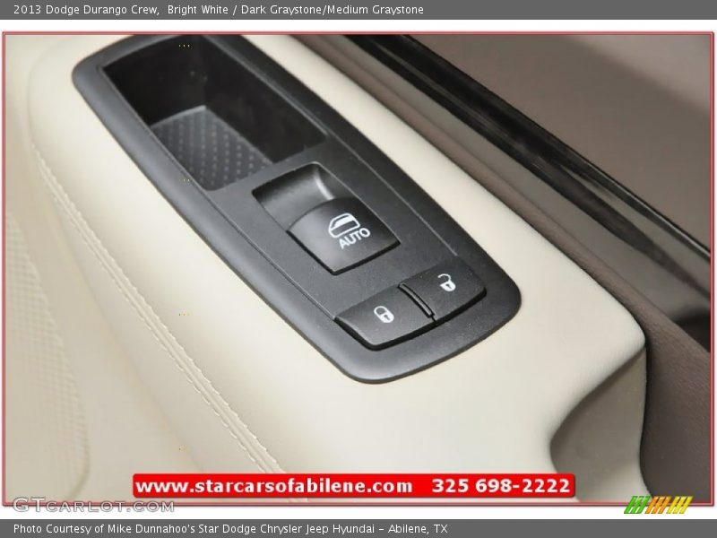 Bright White / Dark Graystone/Medium Graystone 2013 Dodge Durango Crew