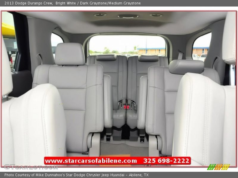 Bright White / Dark Graystone/Medium Graystone 2013 Dodge Durango Crew