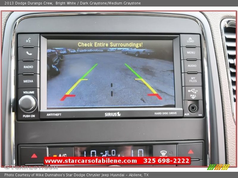 Bright White / Dark Graystone/Medium Graystone 2013 Dodge Durango Crew