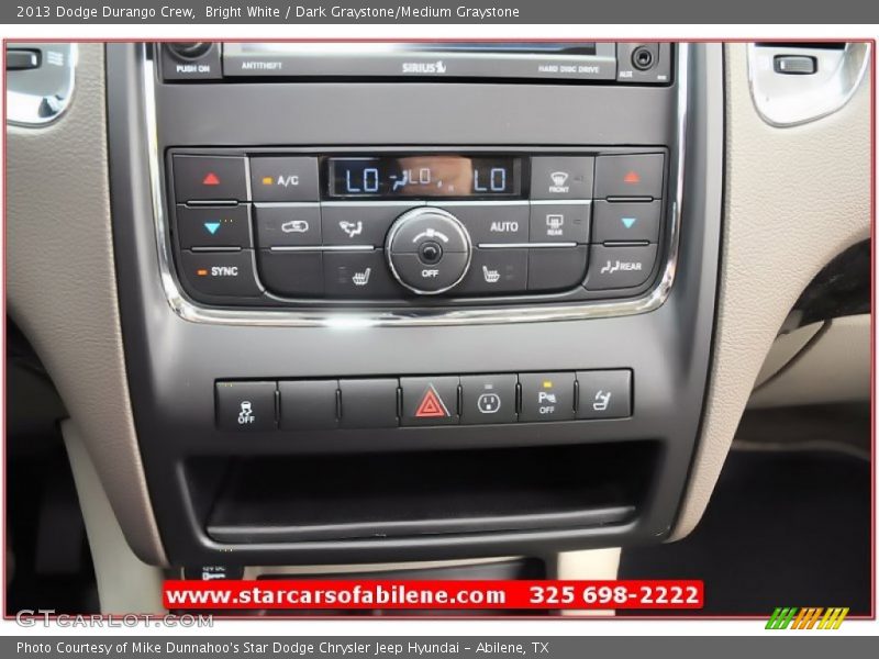 Bright White / Dark Graystone/Medium Graystone 2013 Dodge Durango Crew