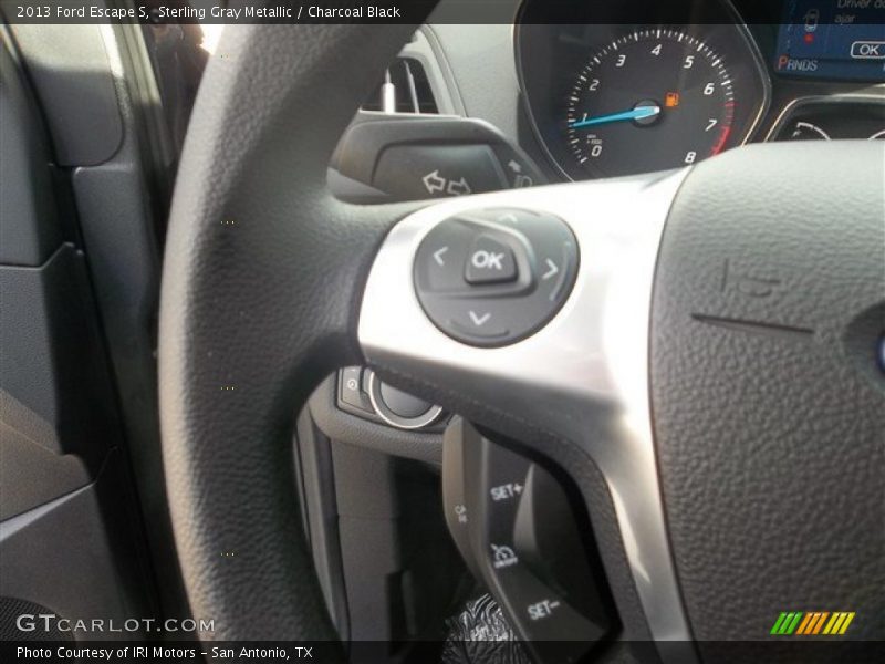 Sterling Gray Metallic / Charcoal Black 2013 Ford Escape S