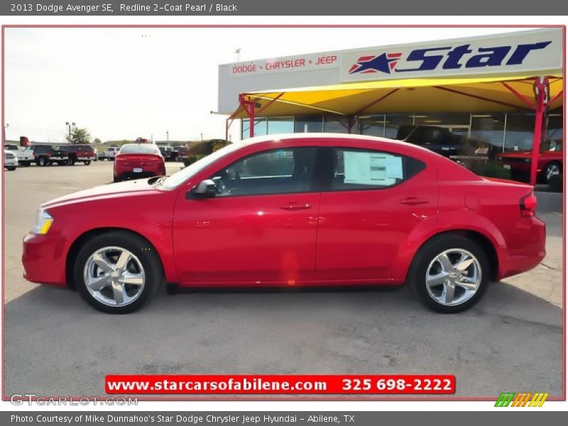 Redline 2-Coat Pearl / Black 2013 Dodge Avenger SE