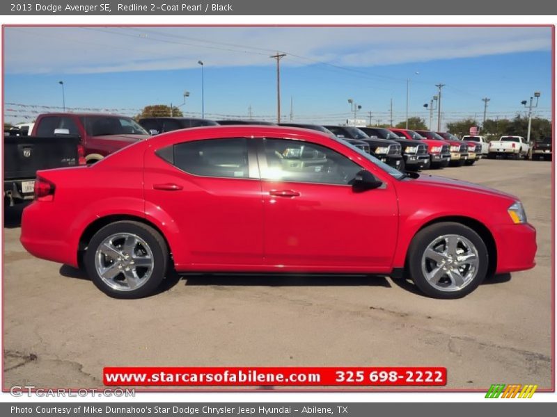 Redline 2-Coat Pearl / Black 2013 Dodge Avenger SE