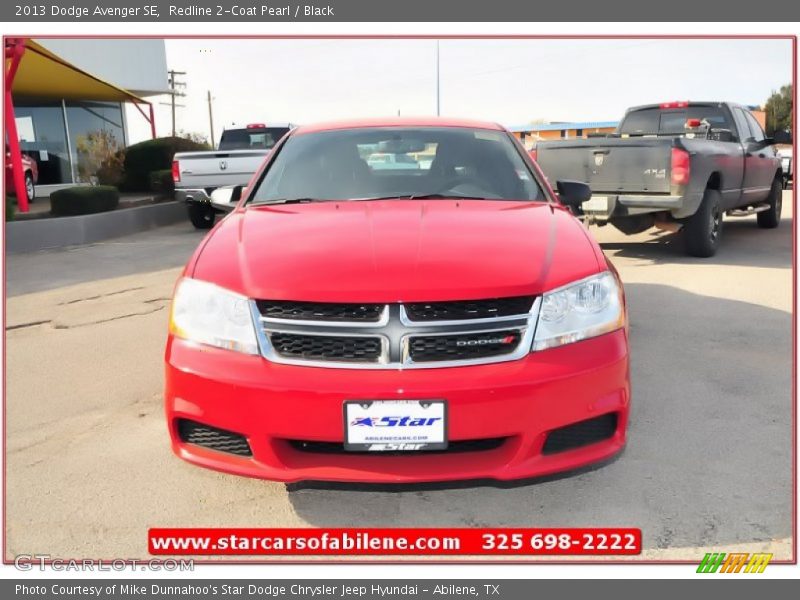 Redline 2-Coat Pearl / Black 2013 Dodge Avenger SE
