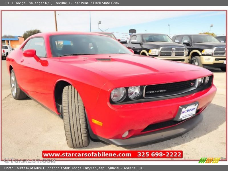 Redline 3-Coat Pearl / Dark Slate Gray 2013 Dodge Challenger R/T