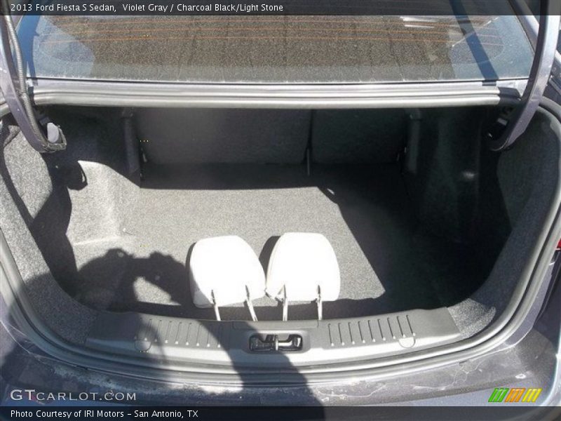 Violet Gray / Charcoal Black/Light Stone 2013 Ford Fiesta S Sedan