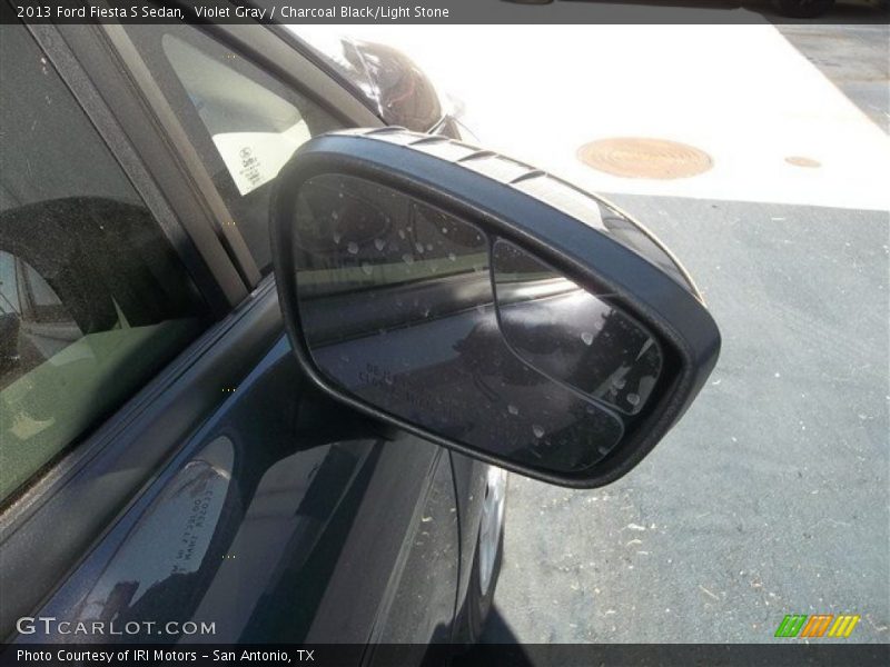 Violet Gray / Charcoal Black/Light Stone 2013 Ford Fiesta S Sedan