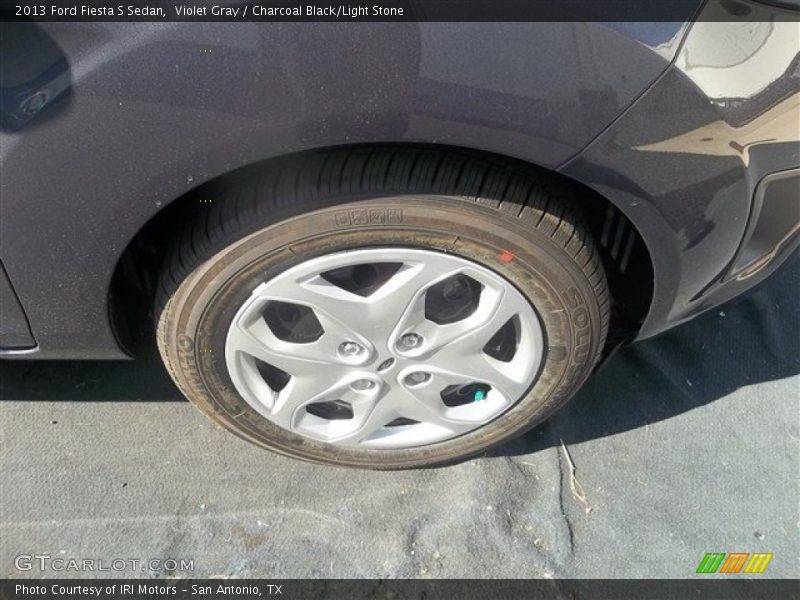 Violet Gray / Charcoal Black/Light Stone 2013 Ford Fiesta S Sedan