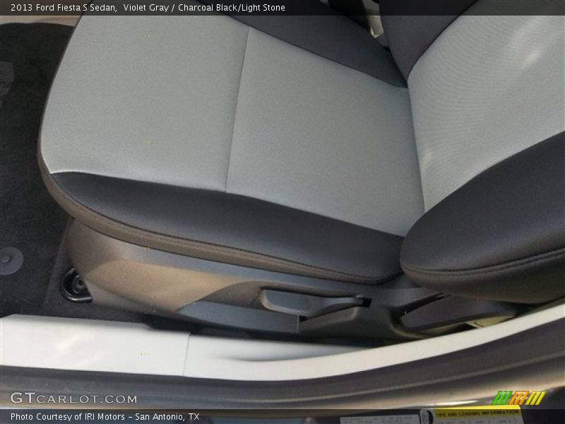 Violet Gray / Charcoal Black/Light Stone 2013 Ford Fiesta S Sedan