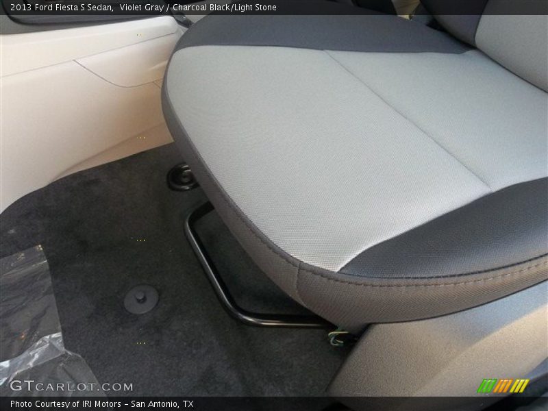 Violet Gray / Charcoal Black/Light Stone 2013 Ford Fiesta S Sedan