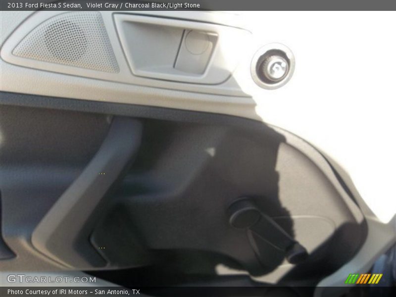 Violet Gray / Charcoal Black/Light Stone 2013 Ford Fiesta S Sedan