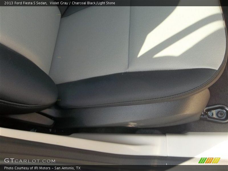 Violet Gray / Charcoal Black/Light Stone 2013 Ford Fiesta S Sedan