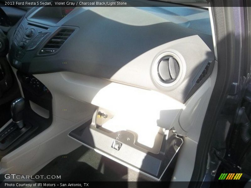 Violet Gray / Charcoal Black/Light Stone 2013 Ford Fiesta S Sedan