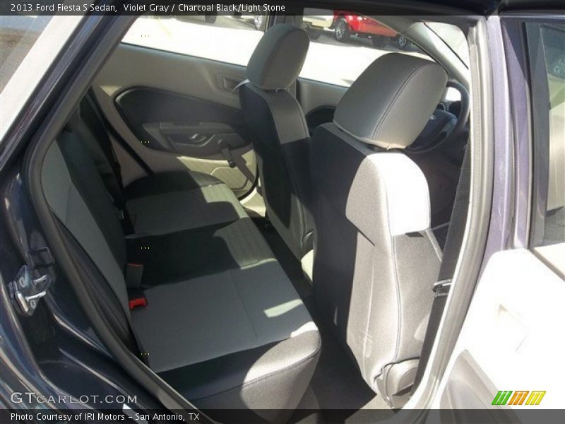 Violet Gray / Charcoal Black/Light Stone 2013 Ford Fiesta S Sedan