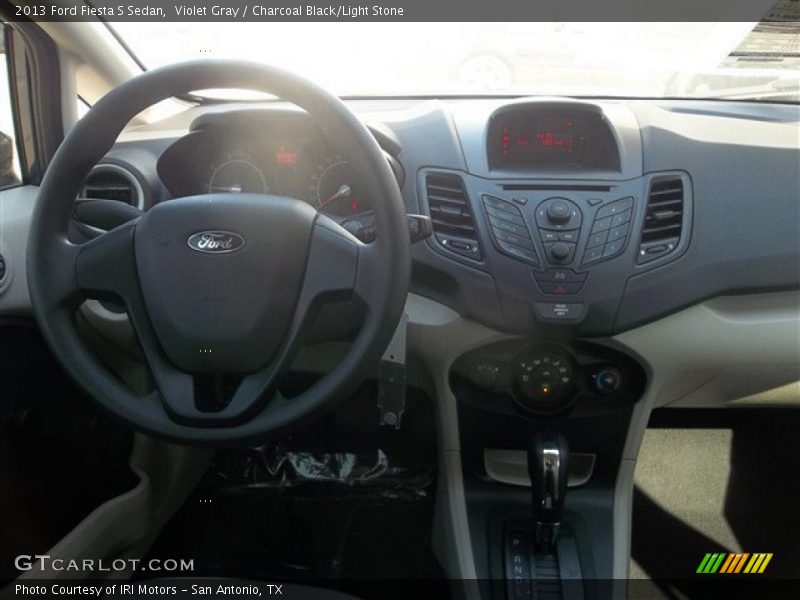 Violet Gray / Charcoal Black/Light Stone 2013 Ford Fiesta S Sedan