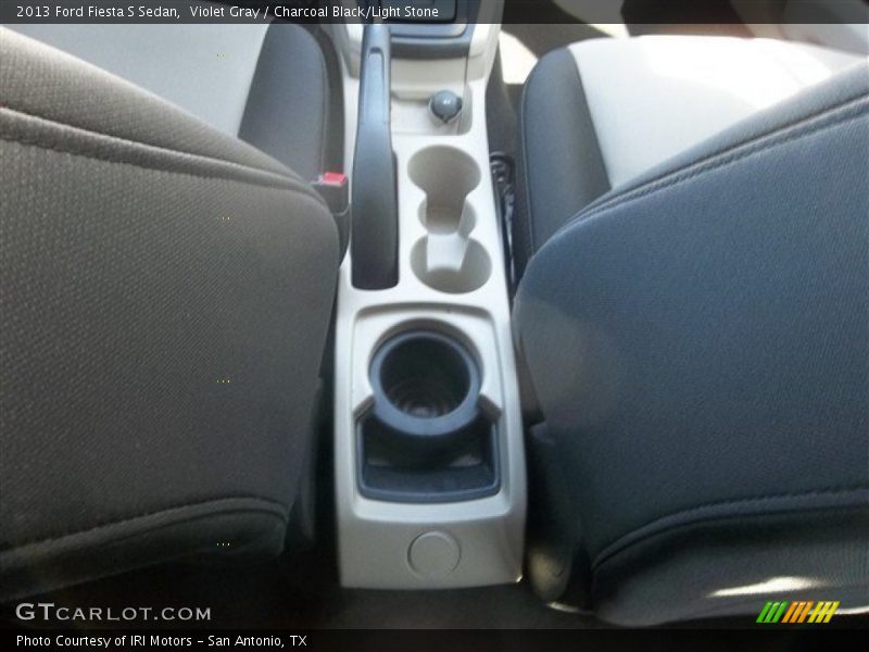 Violet Gray / Charcoal Black/Light Stone 2013 Ford Fiesta S Sedan