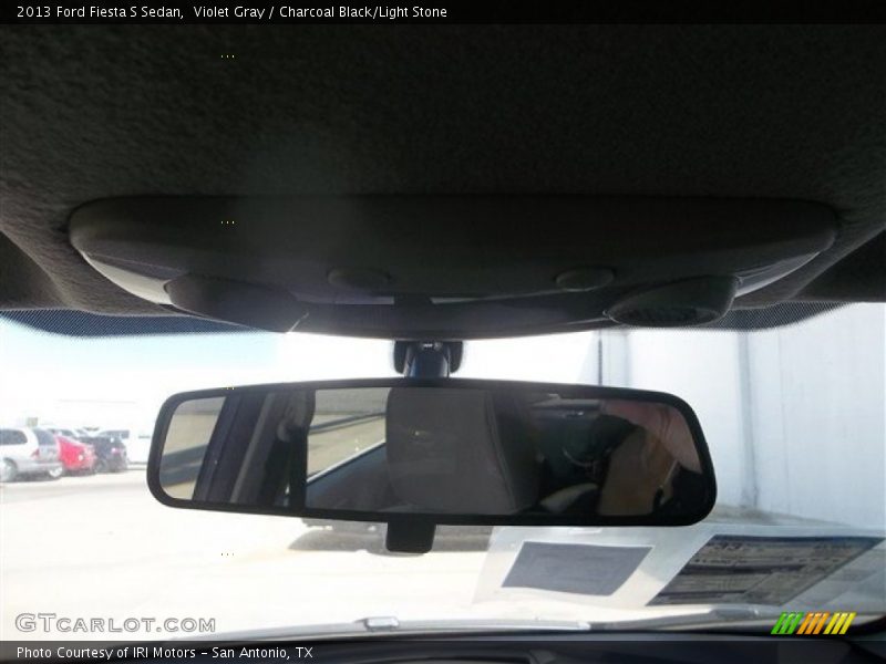 Violet Gray / Charcoal Black/Light Stone 2013 Ford Fiesta S Sedan