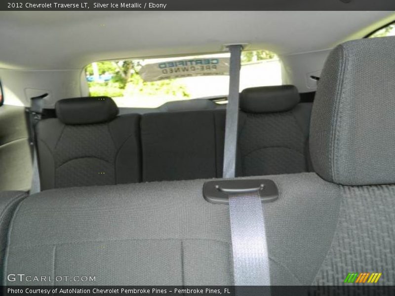 Silver Ice Metallic / Ebony 2012 Chevrolet Traverse LT