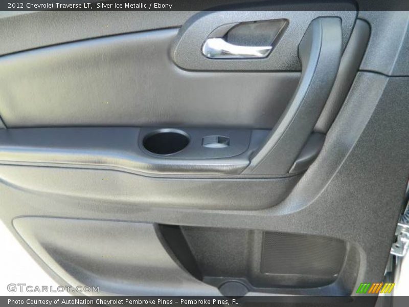 Silver Ice Metallic / Ebony 2012 Chevrolet Traverse LT