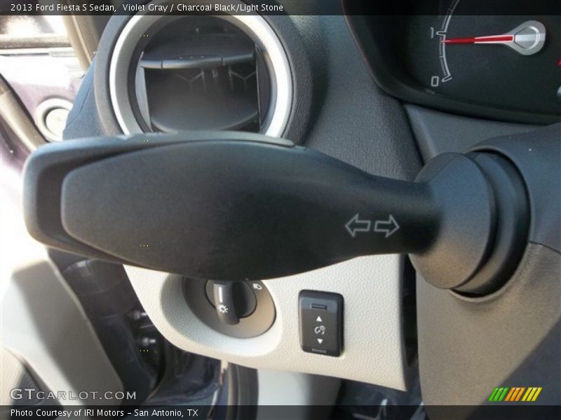 Violet Gray / Charcoal Black/Light Stone 2013 Ford Fiesta S Sedan