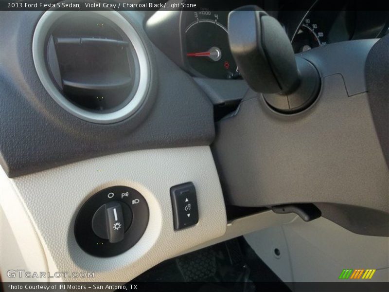 Violet Gray / Charcoal Black/Light Stone 2013 Ford Fiesta S Sedan