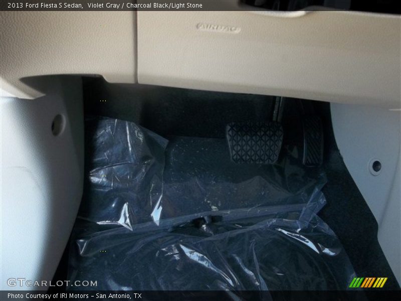Violet Gray / Charcoal Black/Light Stone 2013 Ford Fiesta S Sedan