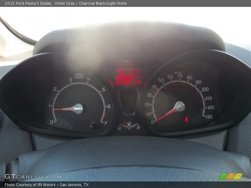 Violet Gray / Charcoal Black/Light Stone 2013 Ford Fiesta S Sedan