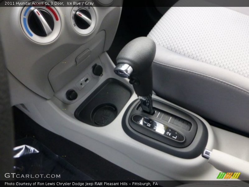 Ice Blue / Gray 2011 Hyundai Accent GL 3 Door