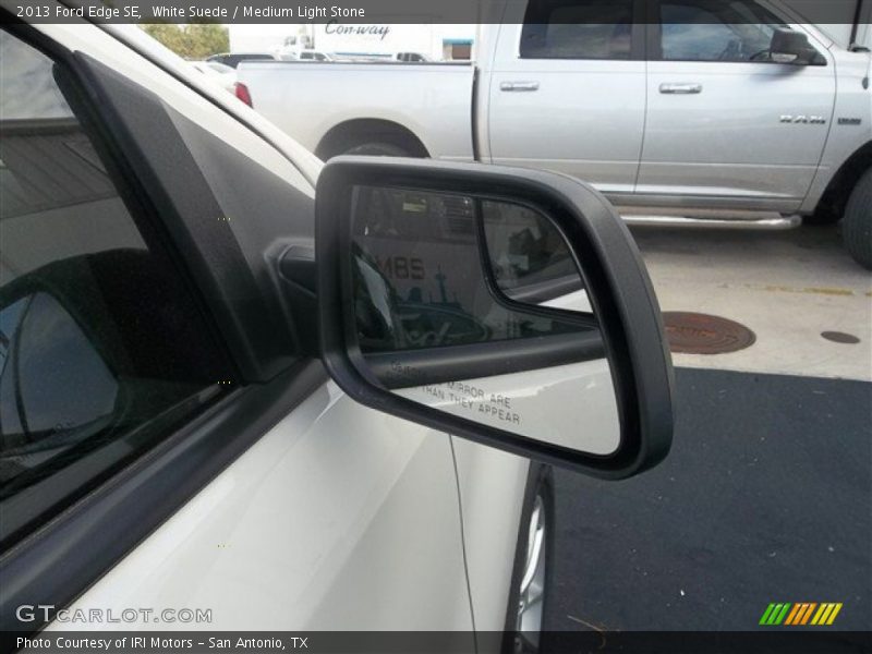 White Suede / Medium Light Stone 2013 Ford Edge SE