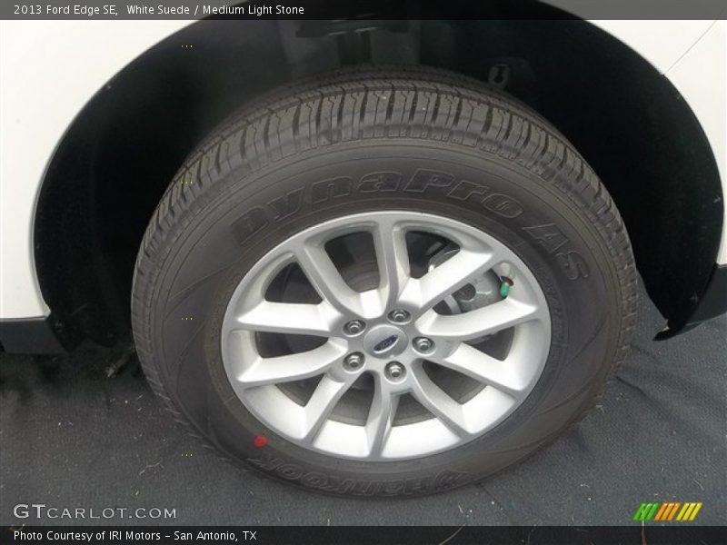 White Suede / Medium Light Stone 2013 Ford Edge SE