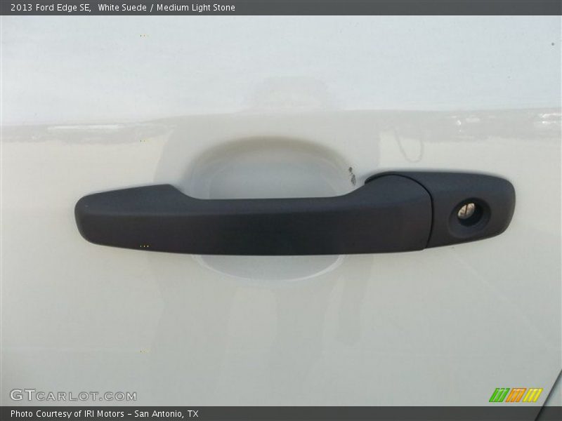 White Suede / Medium Light Stone 2013 Ford Edge SE