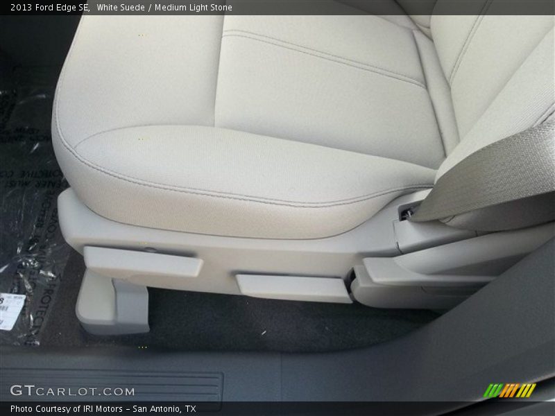 White Suede / Medium Light Stone 2013 Ford Edge SE