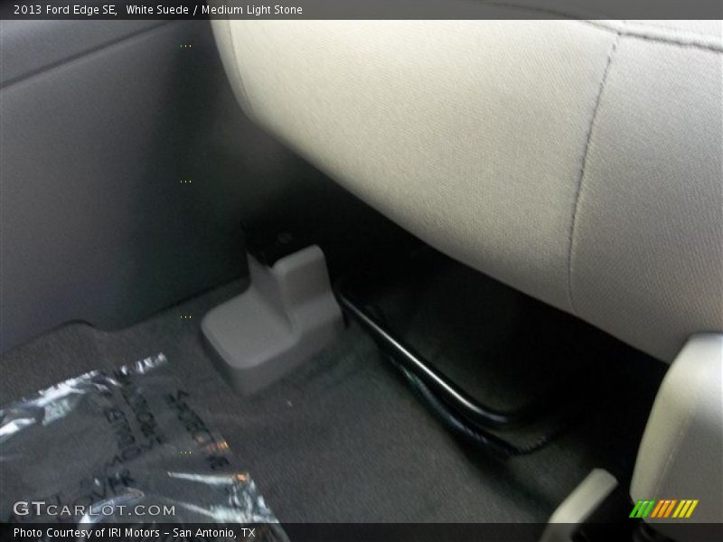 White Suede / Medium Light Stone 2013 Ford Edge SE
