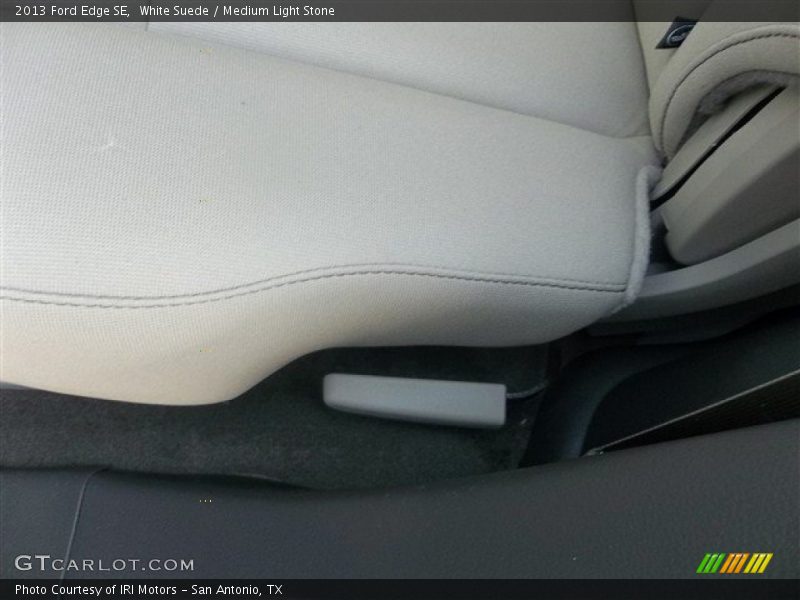 White Suede / Medium Light Stone 2013 Ford Edge SE