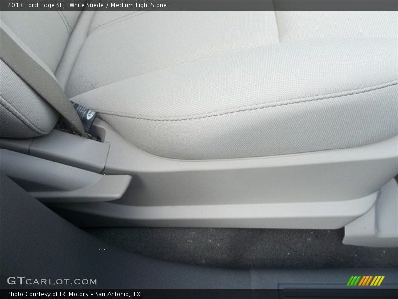 White Suede / Medium Light Stone 2013 Ford Edge SE