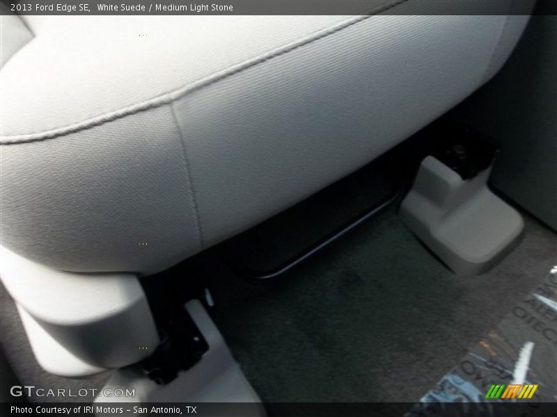 White Suede / Medium Light Stone 2013 Ford Edge SE