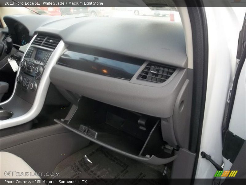 White Suede / Medium Light Stone 2013 Ford Edge SE