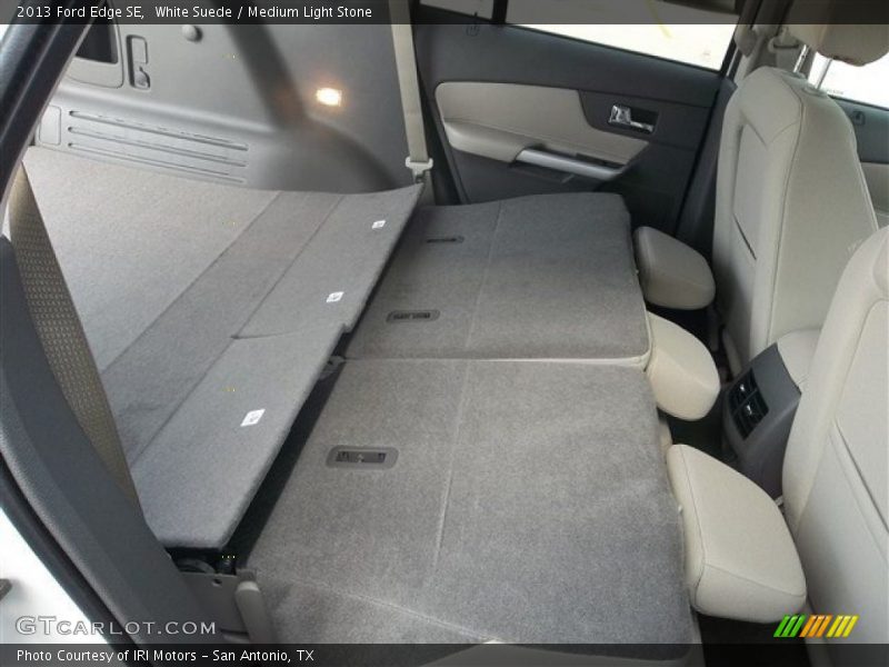 White Suede / Medium Light Stone 2013 Ford Edge SE