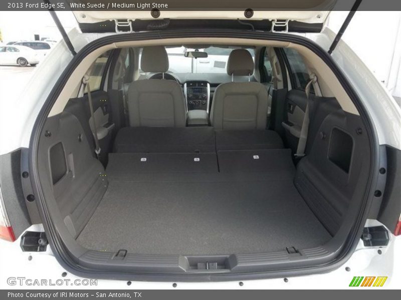 White Suede / Medium Light Stone 2013 Ford Edge SE
